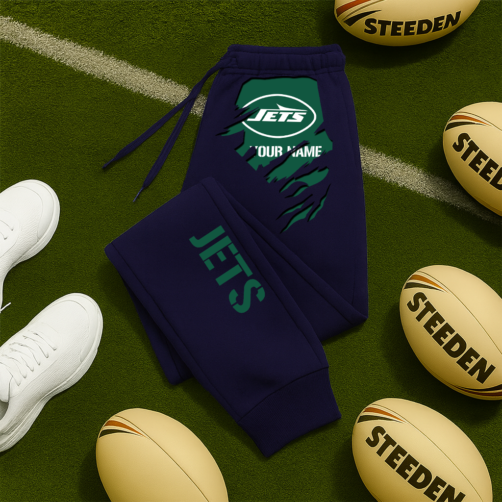 LIMITED EDITION - NEW PERSONALIZED NFL25 NYJ NEW YORK JETS JOGGERS