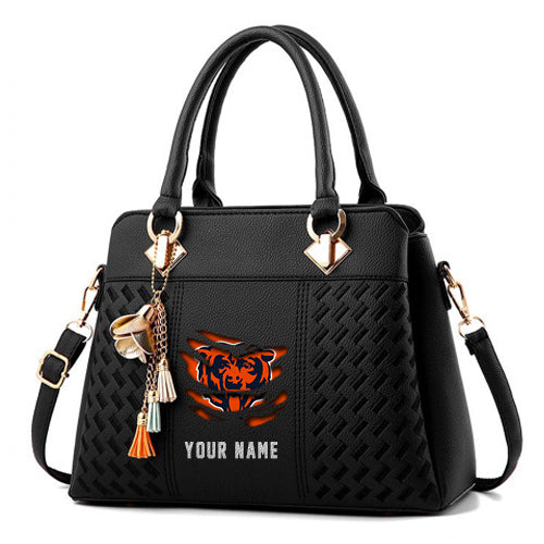 LIMITED EDITION - NEW CUSTOMIZED NFL26 CCB CHICAGO BEARS HANDBAG IN MULTIPLE COLORS
