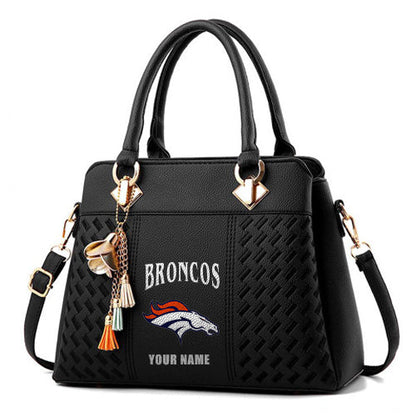 LIMITED EDITION - NEW CUSTOMIZED NFL13 DVB DENVER BRONCOS HANDBAG IN MULTIPLE COLORS