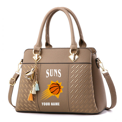 LIMITED EDITION - NEW CUSTOMIZED NBA21 PS PHOENIX SUNS WOMEN'S HANDBAGS MULTICOLOR