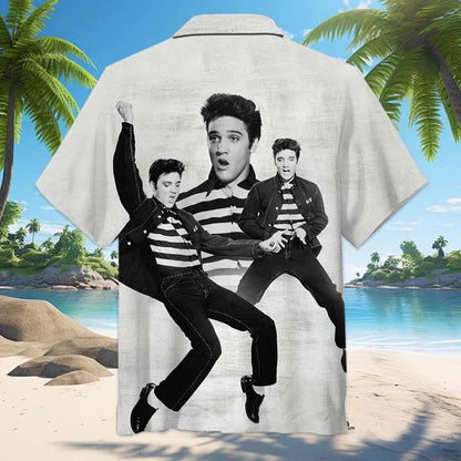 New Premium Elvis Presley  Unisex Hawaiian Shirt - EVPLCAO117