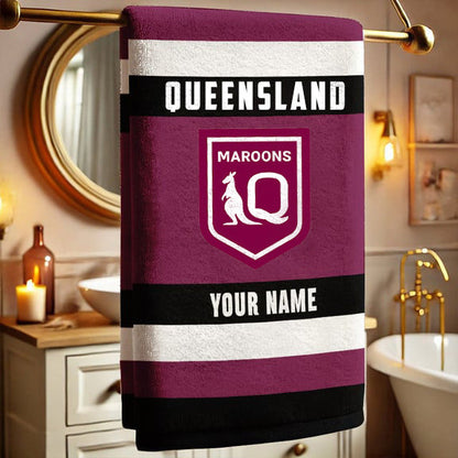 LIMITED EDITION - NEW 18 QSM 0PERSONALIZED BATH TOWEL GIFT FOR FANS