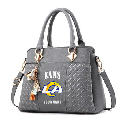 LIMITED EDITION - NEW CUSTOMIZED NFL22 LAR LOS ANGELES RAMS HANDBAG IN MULTIPLE COLORS