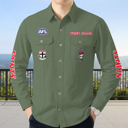 LIMITED EDITION - NEW 14 STKS  PERSONALIZED CARGO SHIRT PERFECT GIFT FOR FAN