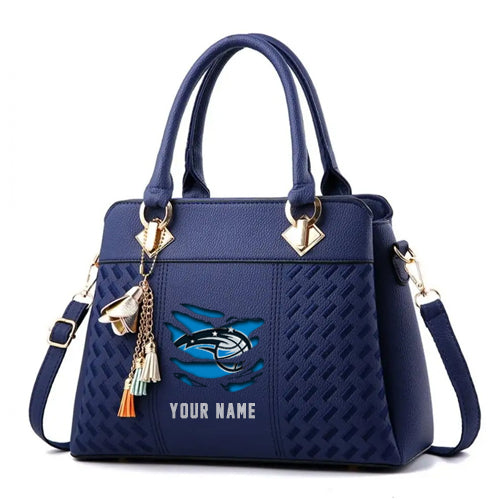 LIMITED EDITION - NEW CUSTOMIZED NBA15 OM ORLANDO MAGIC WOMEN'S HANDBAGS MULTICOLOR