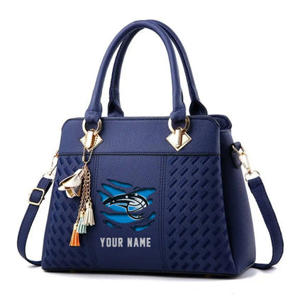 LIMITED EDITION - NEW CUSTOMIZED NBA15 OM ORLANDO MAGIC WOMEN'S HANDBAGS MULTICOLOR