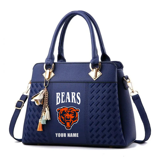 LIMITED EDITION - NEW CUSTOMIZED NFL26 CCB CHICAGO BEARS HANDBAG IN MULTIPLE COLORS