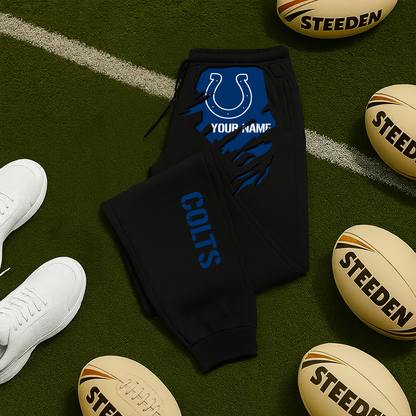 LIMITED EDITION - NEW PERSONALIZED NFL17 IDC INDIANAPOLIS COLTS JOGGERS