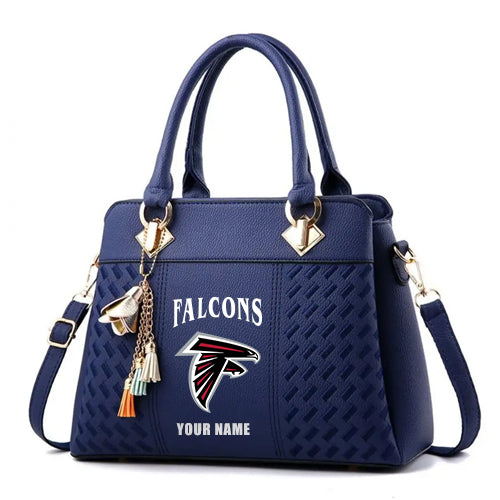 LIMITED EDITION - NEW CUSTOMIZED NFL18 ATF ATLANTA FALCONS HANDBAG IN MULTIPLE COLORS