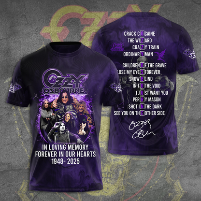 NEW PREMIUM BLACK SABBATH x OZZY OSBOURNE UNISEX SHIRT