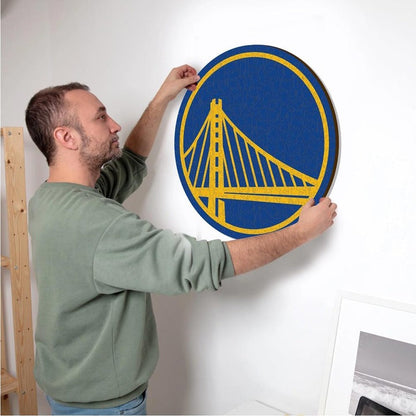 LIMITED EDITION - NEW CUSTOMIZED NBA12 GS GOLDEN STATE WARRIORS WOODEN PUZZLE