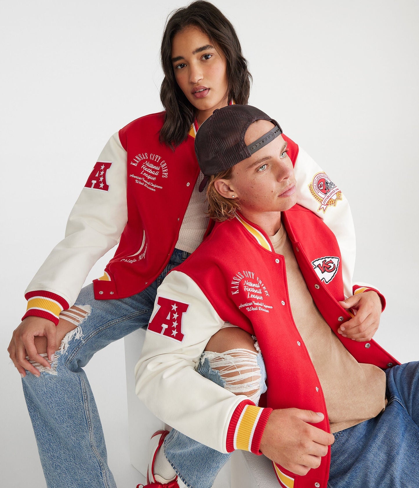 LIMITED EDITION - NEW PREMIUM NFL01 KCC KANSAS CITY CHIEFS SATIN VARSITY JACKET