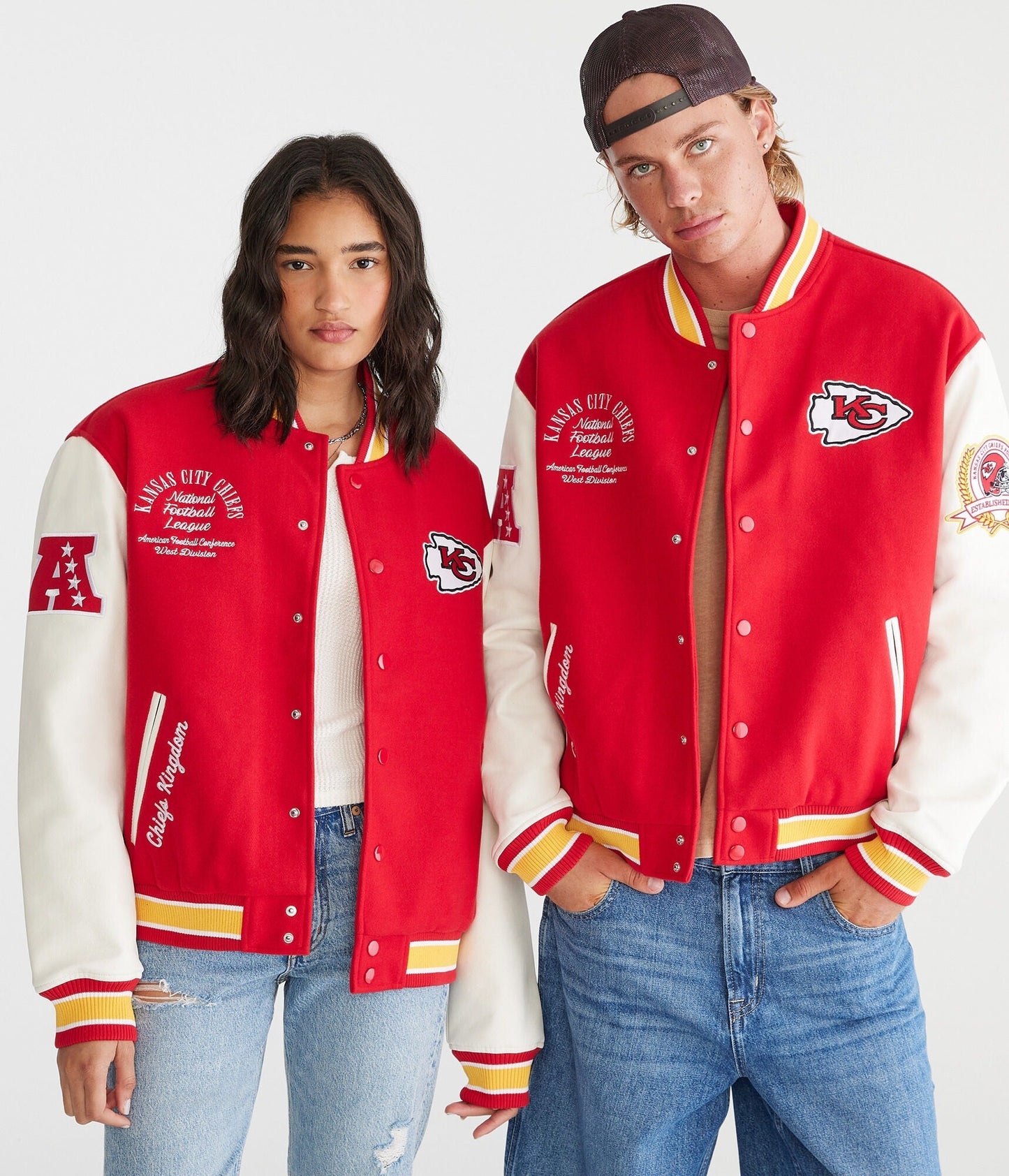 LIMITED EDITION - NEW PREMIUM NFL01 KCC KANSAS CITY CHIEFS SATIN VARSITY JACKET