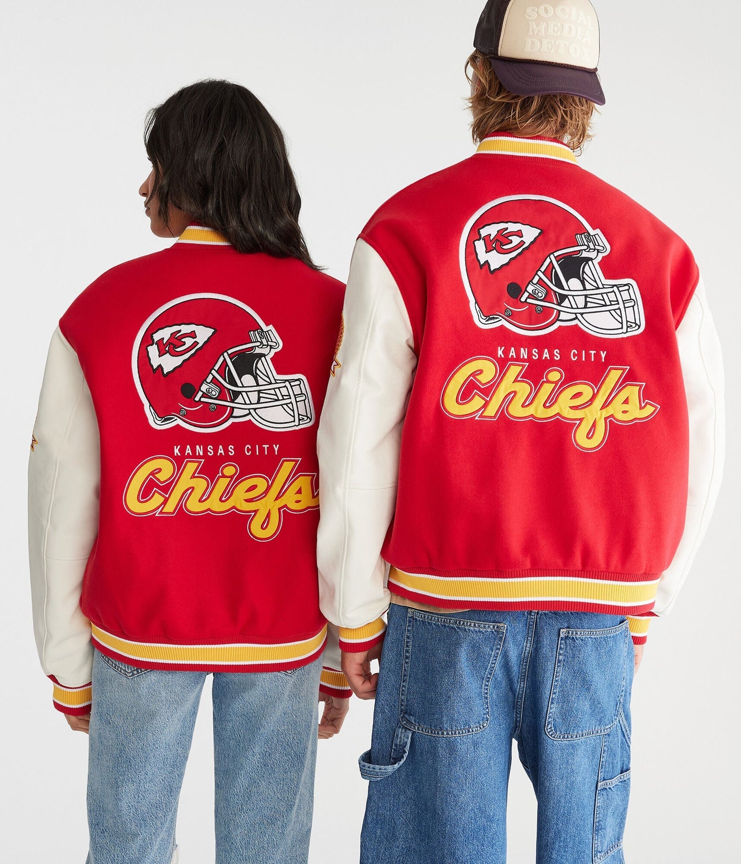 LIMITED EDITION - NEW PREMIUM NFL01 KCC KANSAS CITY CHIEFS SATIN VARSITY JACKET