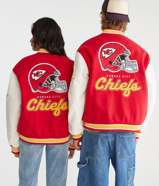 LIMITED EDITION - NEW PREMIUM NFL01 KCC KANSAS CITY CHIEFS SATIN VARSITY JACKET
