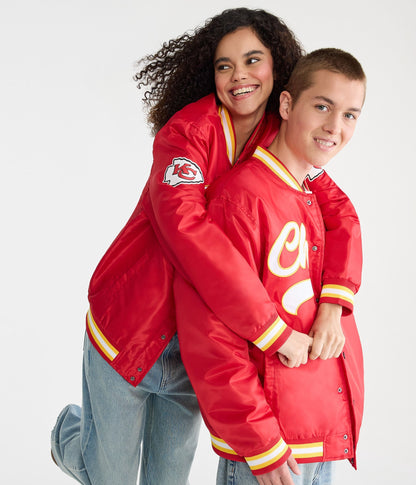 LIMITED EDITION - NEW PREMIUM NFL01 KCC KANSAS CITY CHIEFS SATIN VARSITY JACKET