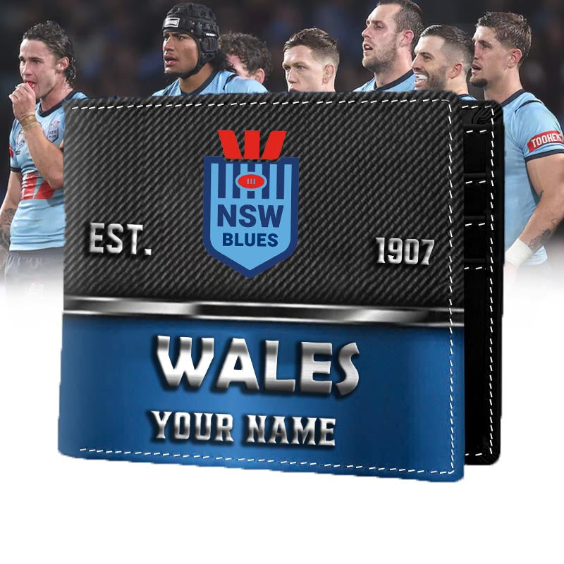 LIMITED EDITION - NEW 19 NSW CUSTOMIZED MEN'S 3D PRINTED WALLET