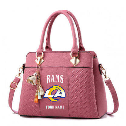 LIMITED EDITION - NEW CUSTOMIZED NFL22 LAR LOS ANGELES RAMS HANDBAG IN MULTIPLE COLORS
