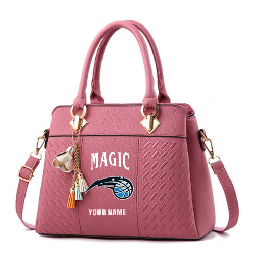LIMITED EDITION - NEW CUSTOMIZED NBA15 OM ORLANDO MAGIC WOMEN'S HANDBAGS MULTICOLOR