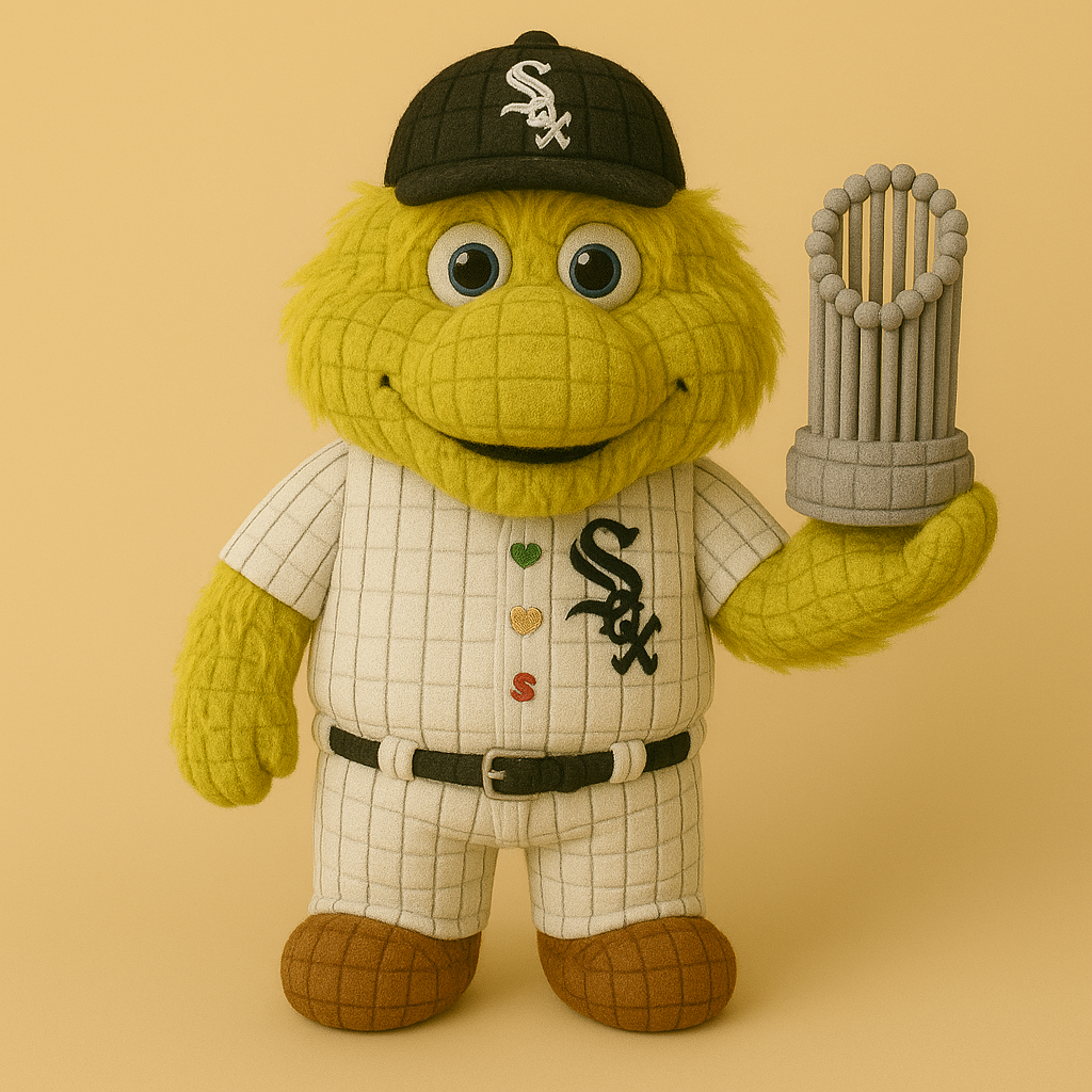 LIMITED EDITION - MLB 18 CWS CHICAGO WHITE SOX HANDMADE CROCHET