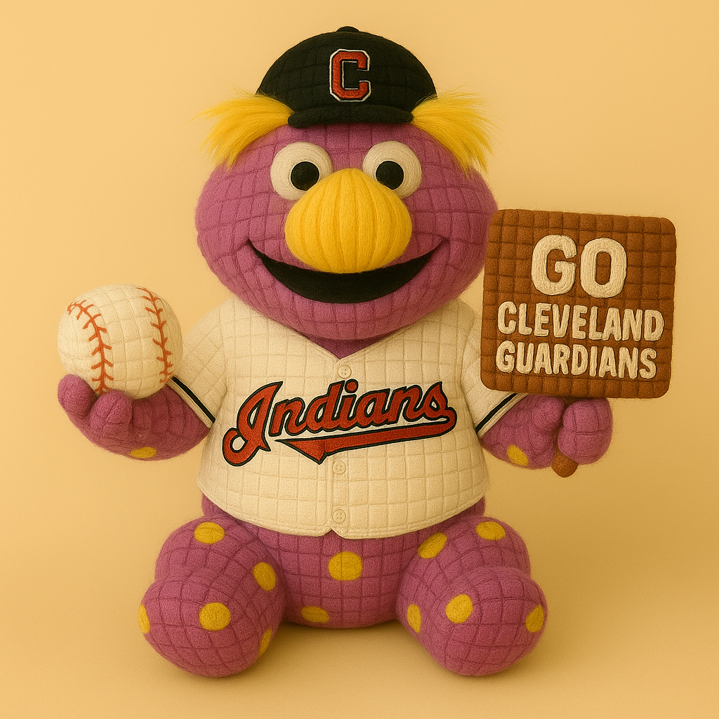 LIMITED EDITION - MLB 16 CLG CLEVELAND GUARDIANS HANDMADE CROCHET