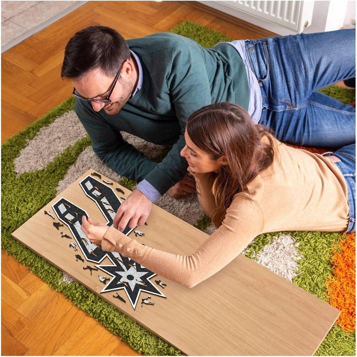 LIMITED EDITION - NEW CUSTOMIZED NBA23 SA SAN ANTONIO SPURS WOODEN PUZZLE