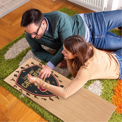 LIMITED EDITION - NEW CUSTOMIZED NBA02 CC CLEVELAND CAVALIERS WOODEN PUZZLE