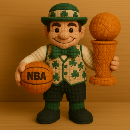 Limited Edition - NBA 03 BC Boston Celtics Handmade Crochet