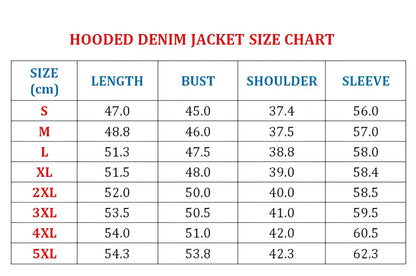 LIMITED EDITION - NEW CUSTOMIZED MLB04 CCS CHICAGO CUBS HOODED DENIM JACKET