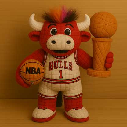 Limited Edition - NBA 19 CB Chicago Bulls Handmade Crochet