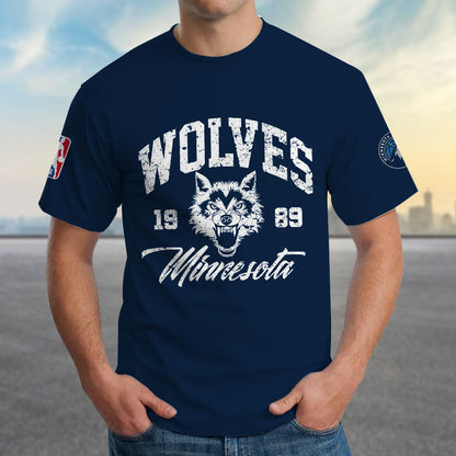 LIMITED EDITION - NEW CUSTOMIZED NBA05 MT MINNESOTA TIMBERWOLVES T-SHIRT