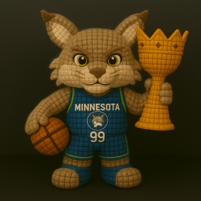 LIMITED EDITION - WNBA 02 MNL MINNESOTA LYNX HANDMADE CROCHET
