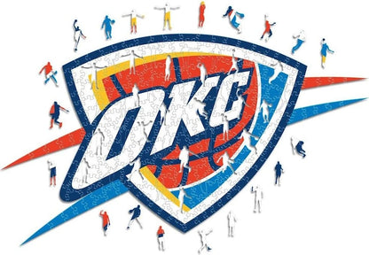 LIMITED EDITION - NEW CUSTOMIZED NBA01 OC OKLAHOMA CITY THUNDER WOODEN PUZZLE