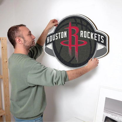 LIMITED EDITION - NEW CUSTOMIZED NBA07 HR HOUSTON ROCKETS WOODEN PUZZLE