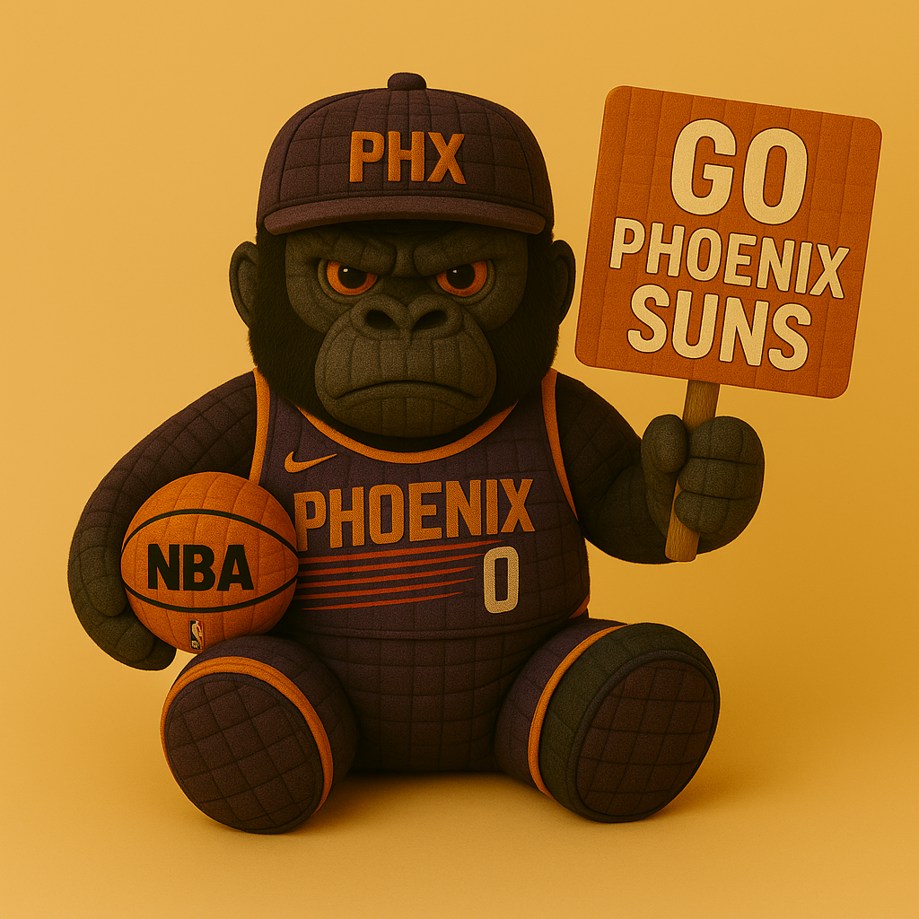 Limited Edition - NBA 21 PS Phoenix Suns Handmade Crochet