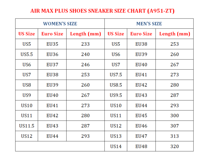 LIMITED EDITION - NEW CUSTOMIZED NFL01 KCC KANSAS CITY CHIEFS UNISEX AIR MAX PLUS SNEAKERS