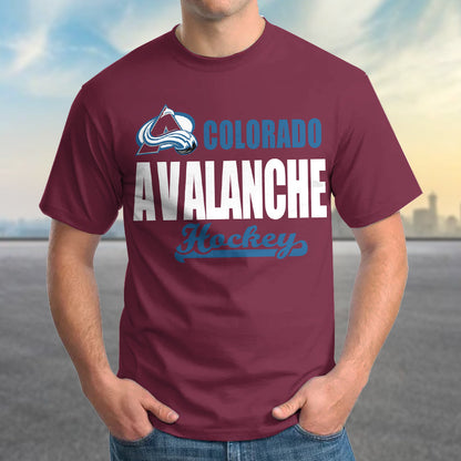 LIMITED EDITION - NEW CUSTOMIZED NHL05 CAL COLORADO AVALANCHE T-SHIRT FOR FAMILY (ADULTS & KIDS)