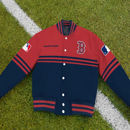 LIMITED EDITION - NEW CUSTOMIZED MLB03 BRS BOSTON RED SOX BASEBALL JACKET
