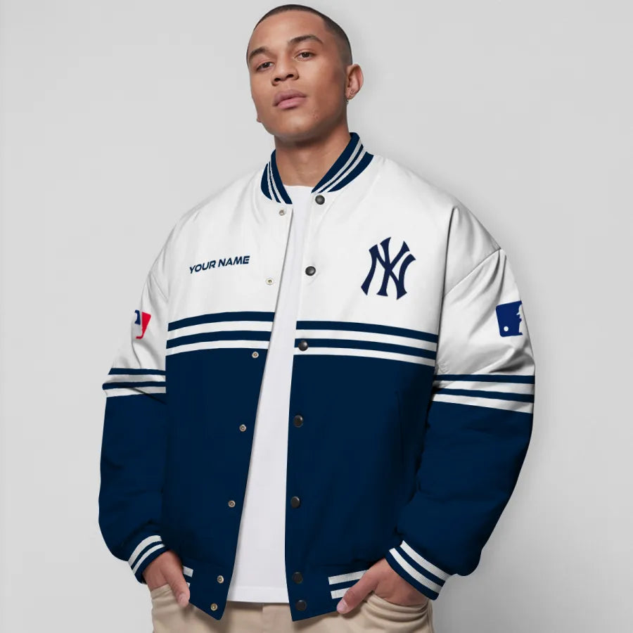 LIMITED EDITION - NEW CUSTOMIZED MLB01 NYY NEW YORK YANKEES BASEBALL JACKET