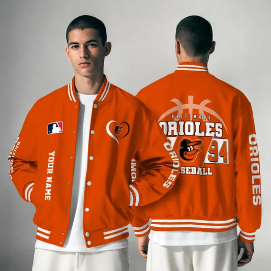 LIMITED EDITION - NEW CUSTOMIZED MLB25 BOS BALTIMORE ORIOLES UNISEX T-SHIRT, POLO, HOODIE & JACKETS