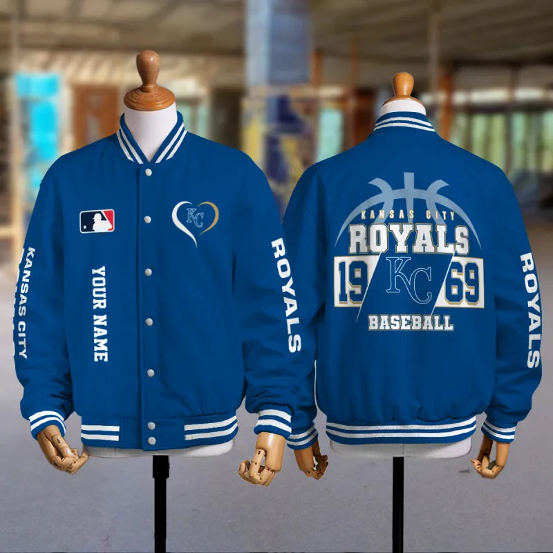 LIMITED EDITION - NEW CUSTOMIZED MLB19 KCR KANSAS CITY ROYALS UNISEX T-SHIRT, POLO, HOODIE & JACKETS