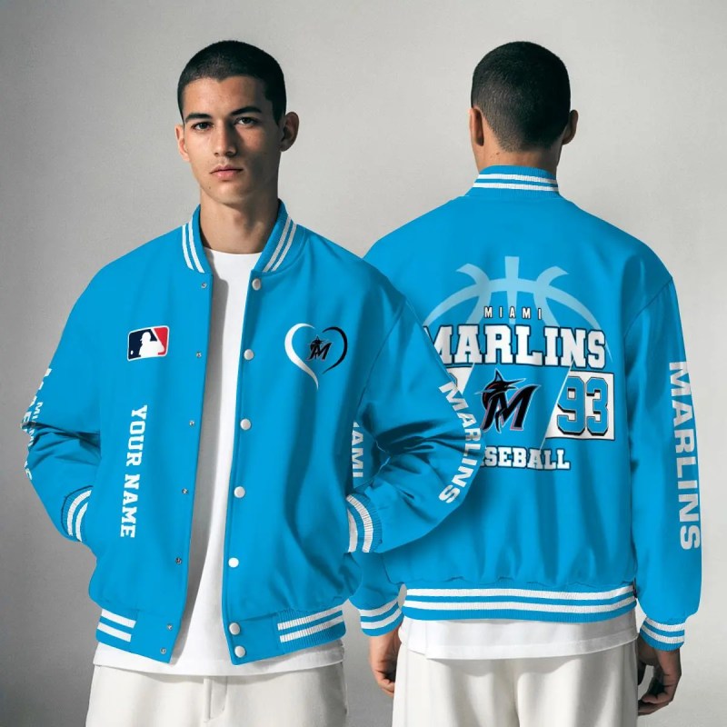 LIMITED EDITION - NEW CUSTOMIZED MLB20 MMS MIAMI MARLINS UNISEX T-SHIRT, POLO, HOODIE & JACKETS