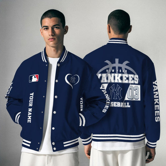 LIMITED EDITION - NEW CUSTOMIZED MLB01 NYY NEW YORK YANKEES UNISEX T-SHIRT, POLO, HOODIE & JACKETS