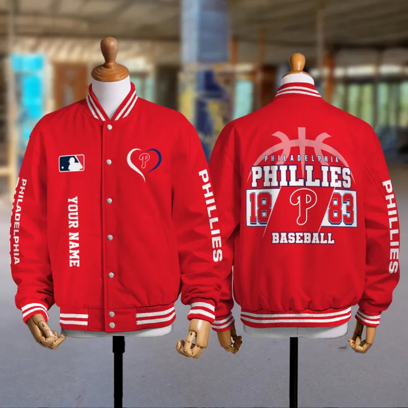 LIMITED EDITION - NEW CUSTOMIZED MLB11 PPS PHILADELPHIA PHILLIES UNISEX T-SHIRT, POLO, HOODIE & JACKETS