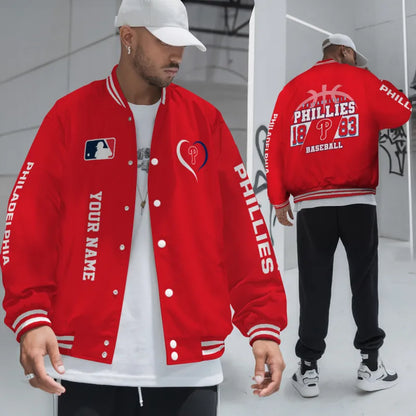 LIMITED EDITION - NEW CUSTOMIZED MLB11 PPS PHILADELPHIA PHILLIES UNISEX T-SHIRT, POLO, HOODIE & JACKETS