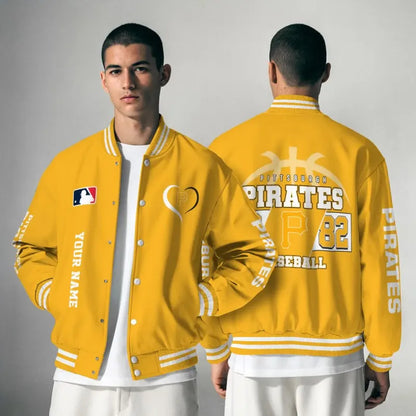 LIMITED EDITION - NEW CUSTOMIZED MLB29 PHP PITTSBURGH PIRATES UNISEX T-SHIRT, POLO, HOODIE & JACKETS