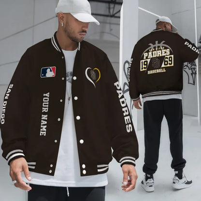 LIMITED EDITION - NEW CUSTOMIZED MLB18 SDP SAN DIEGO PADRES UNISEX T-SHIRT, POLO, HOODIE & JACKETS
