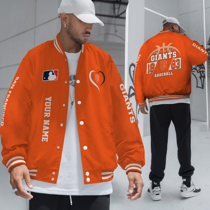 LIMITED EDITION - NEW CUSTOMIZED MLB06 SFG SAN FRANCISCO GIANTS UNISEX T-SHIRT, POLO, HOODIE & JACKETS