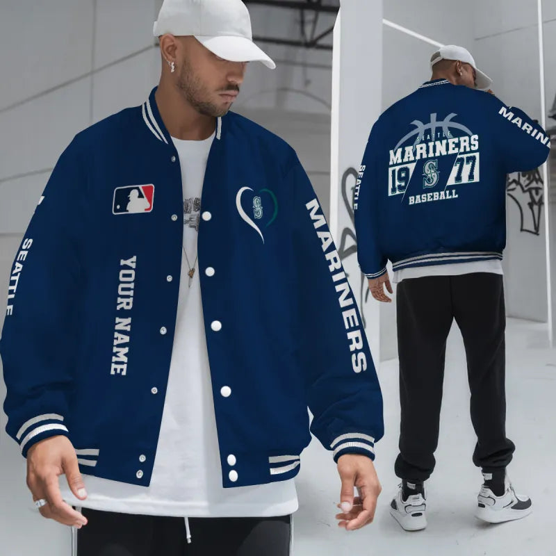 LIMITED EDITION - NEW CUSTOMIZED MLB14 SMS SEATTLE MARINERS UNISEX T-SHIRT, POLO, HOODIE & JACKETS