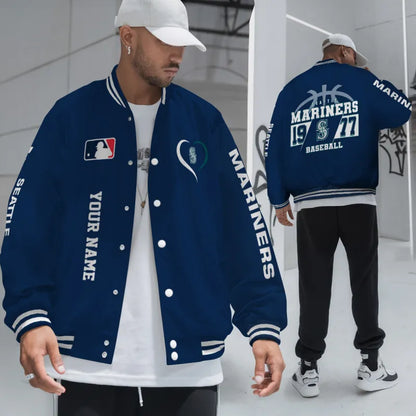 LIMITED EDITION - NEW CUSTOMIZED MLB14 SMS SEATTLE MARINERS UNISEX T-SHIRT, POLO, HOODIE & JACKETS